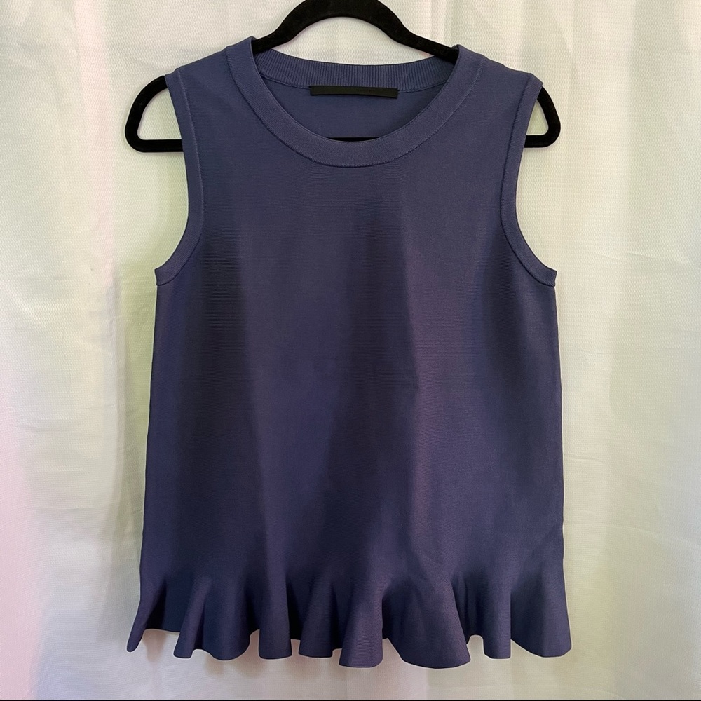 Giordano blue knit top